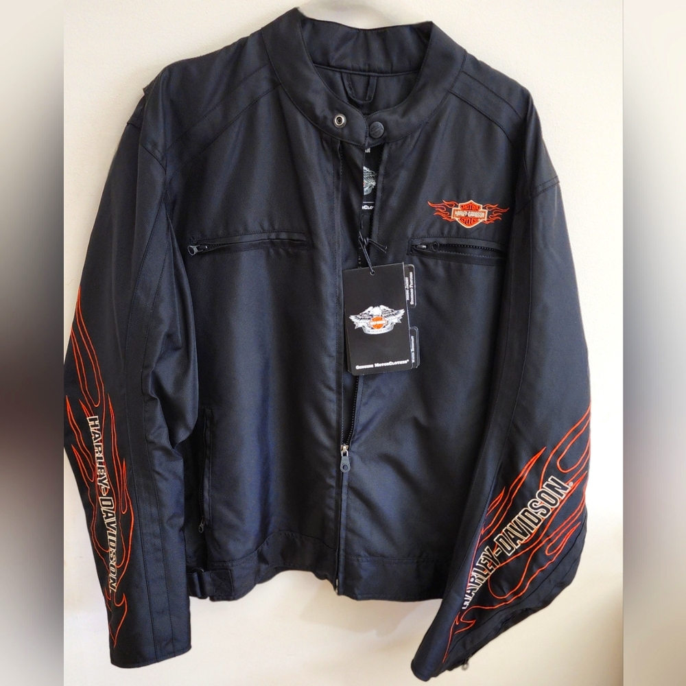 Harley-Davidson Men’s XL Lightweight Nylon Jacket Black